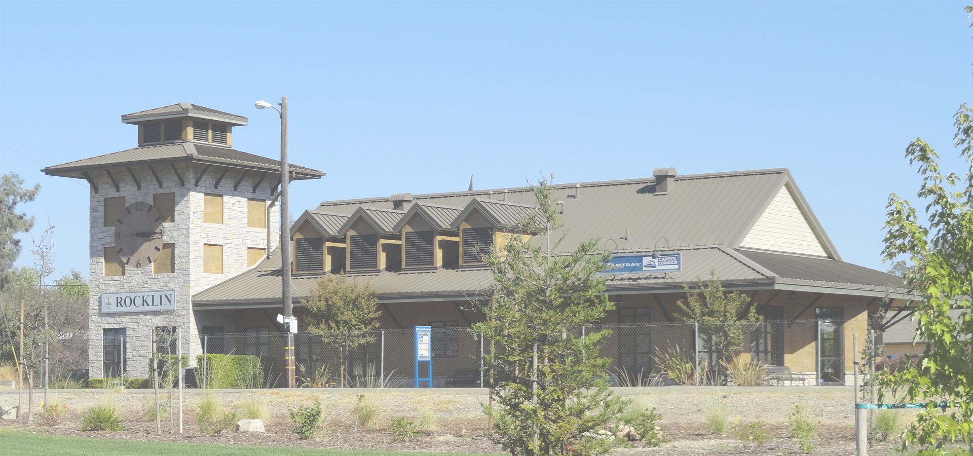 Amtrak station and Chamber of Commerce, Rocklin, California