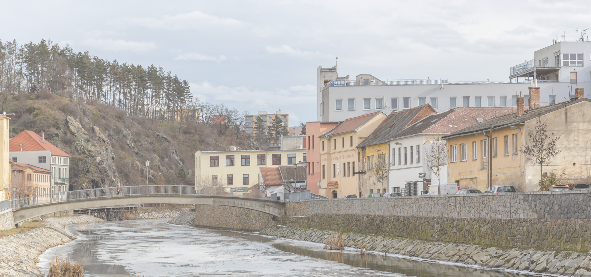Jihlava River, Třebíč, Czech Republic